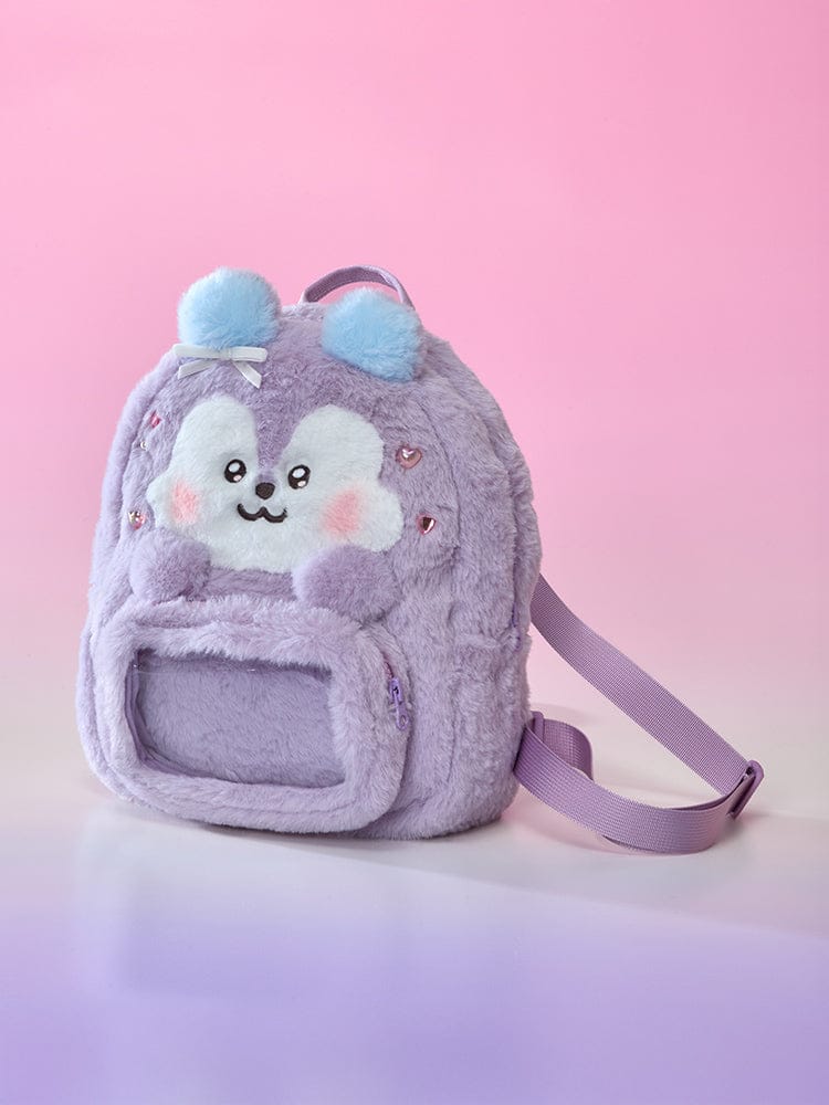 BT21 Ribboned U Baby Clear Pocket Plush Bag MANG