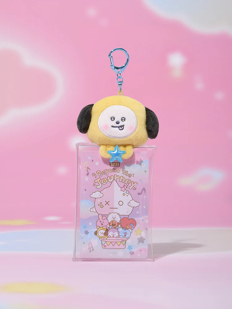 BT21 - Beyond The Journey Clear Plush Pouch Keyring - CHIMMY