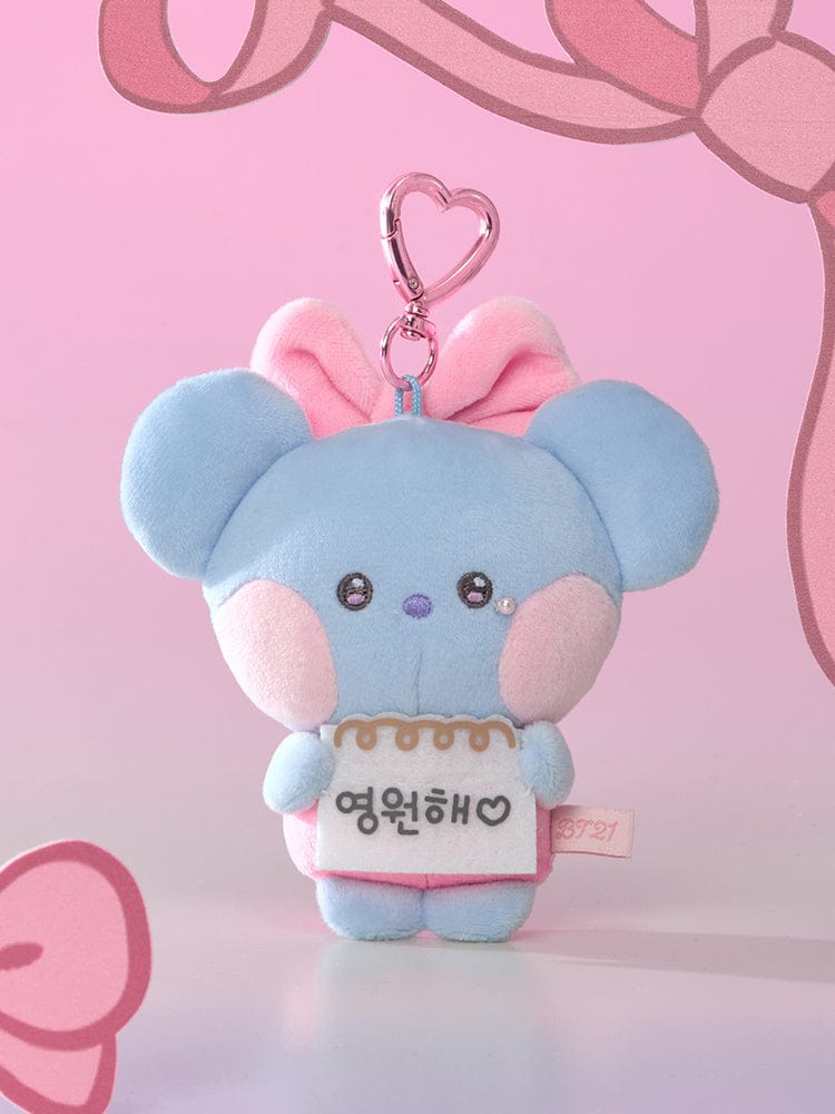 BT21 Ribboned U Minini Message Book Plush Keyring KOYA