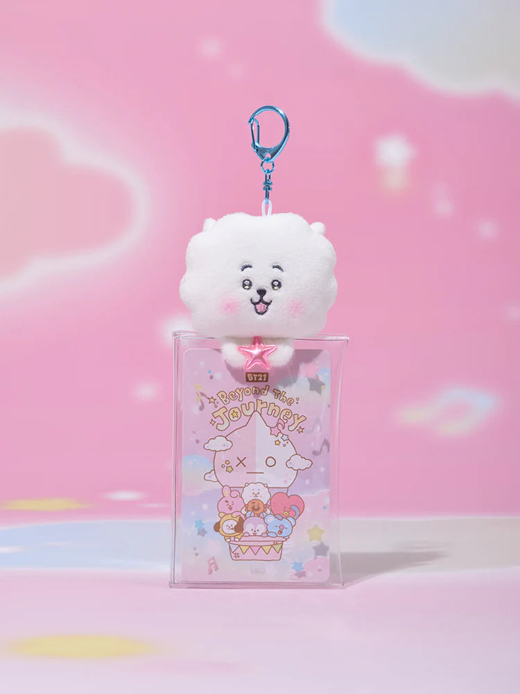 BT21 - Beyond The Journey Clear Plush Pouch Keyring - RJ