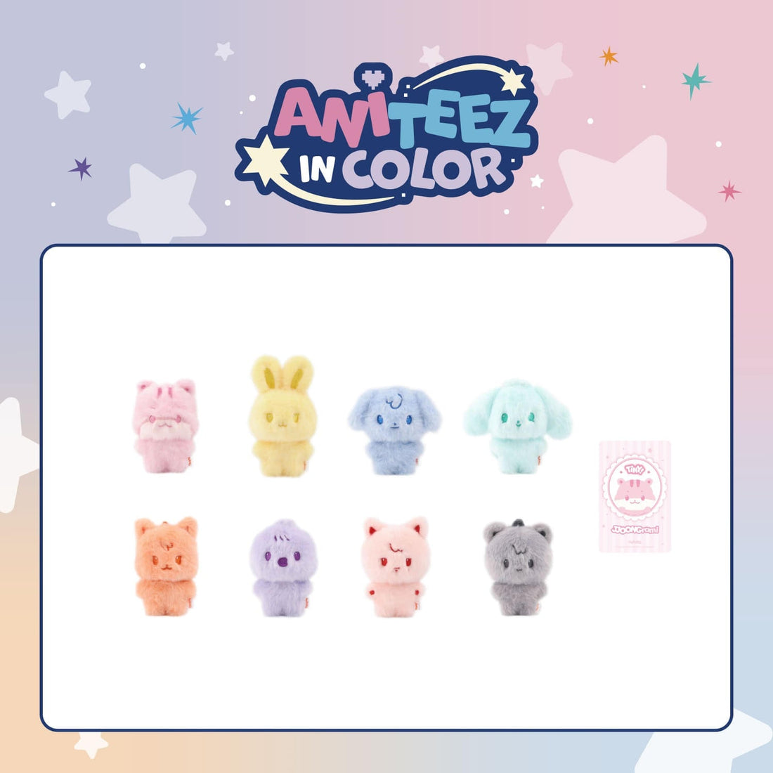 PRE-ORDER] ATEEZ - Color Tiny ANITEEZ Doll (ANITEEZ IN COLOR) - KQ