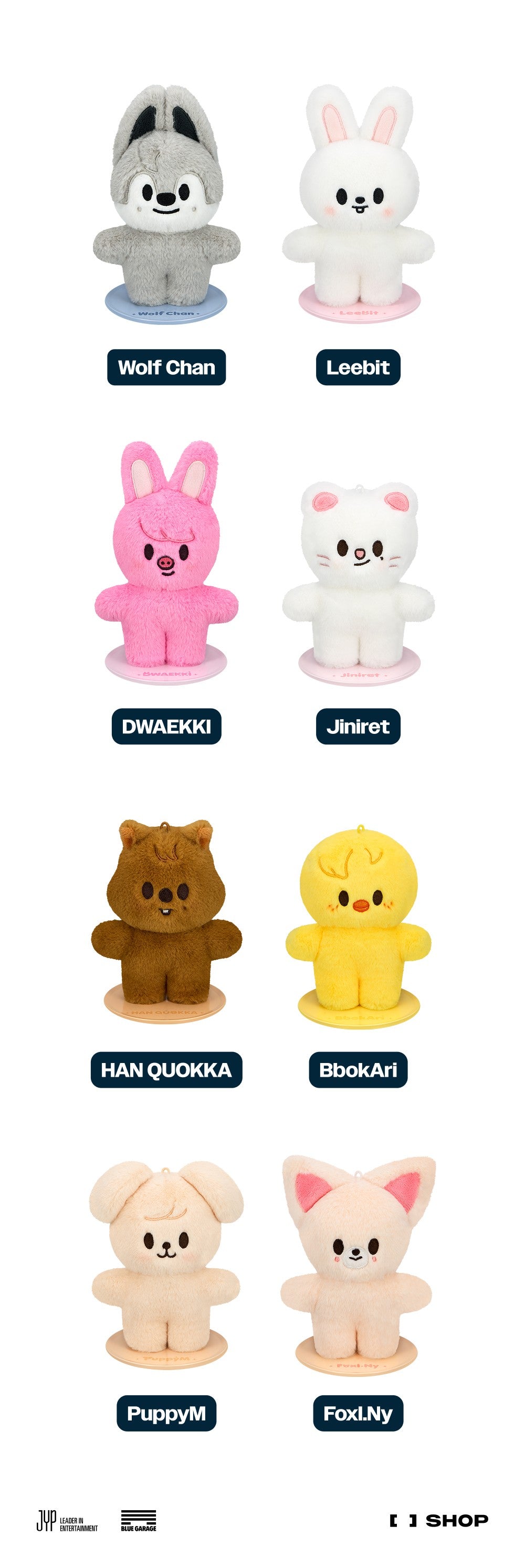 Stray Kids - [dominATE : celebrATE] SKZOO Plush Standing Ver. [Pre-Order]
