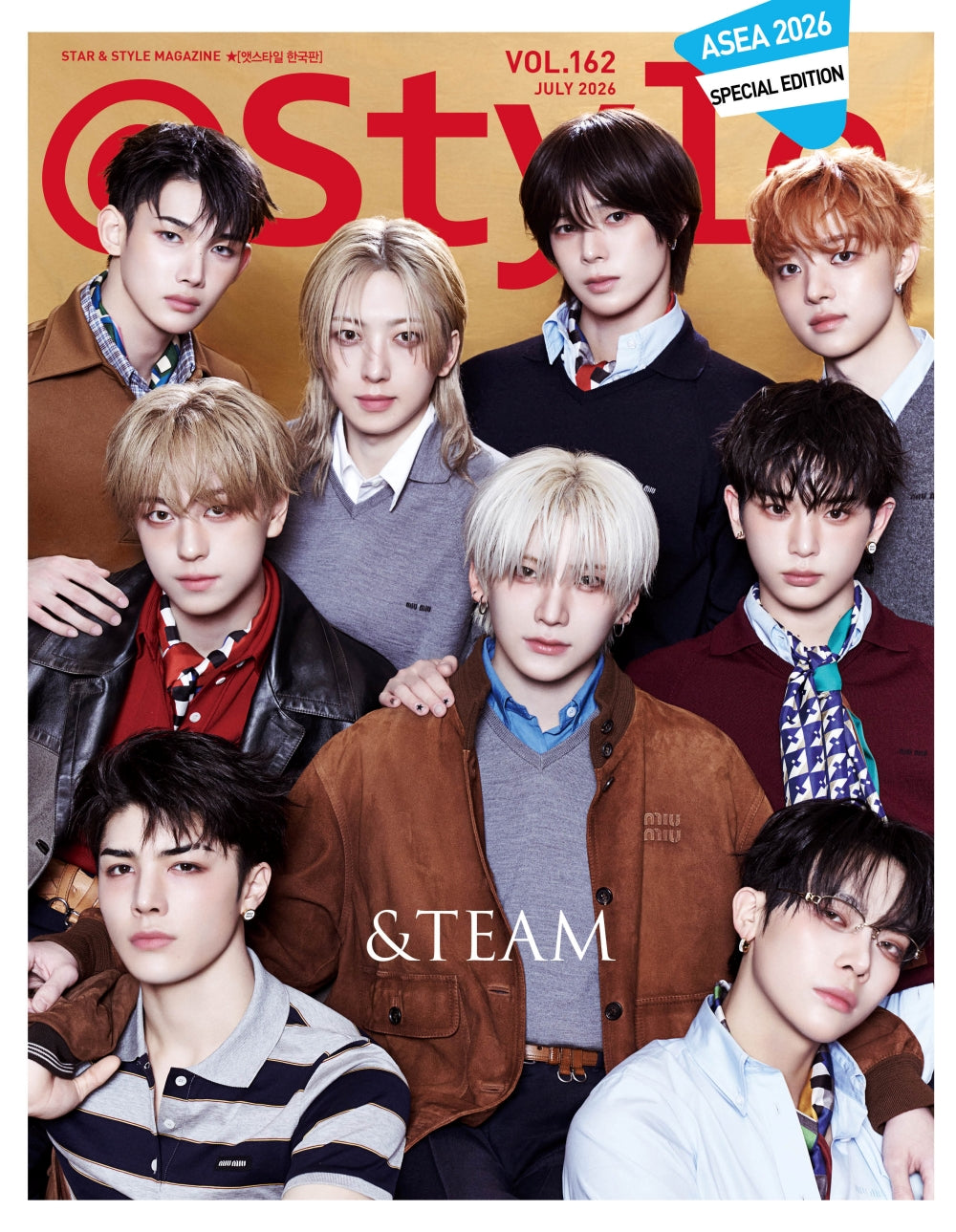 AtStyle Korea Magazine ASEA2026 Special Edition 2026.07 (Cover: &TEAM)