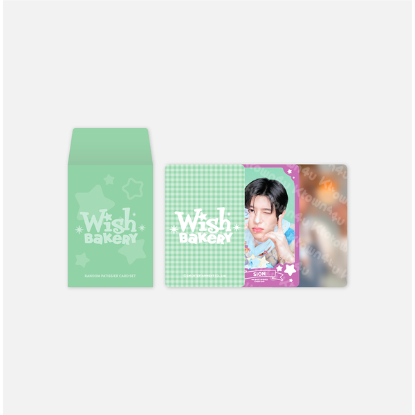 NCT WISH 2026 Pop-Up WISH BAKERY Random Patissier Card Set