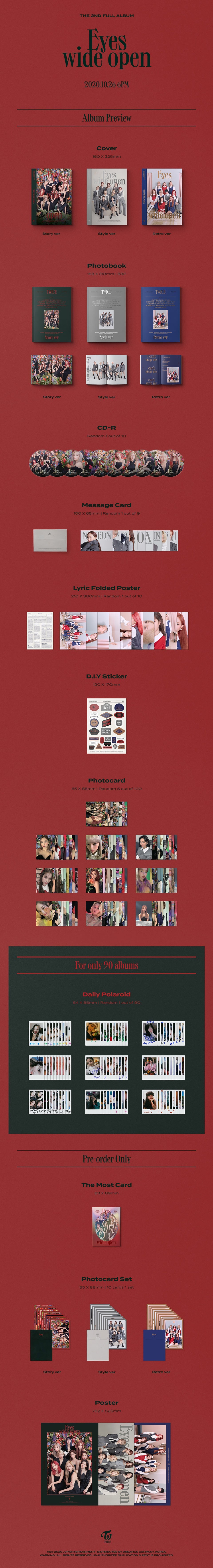 TWICE - Eyes wide open (2nd Full Album)