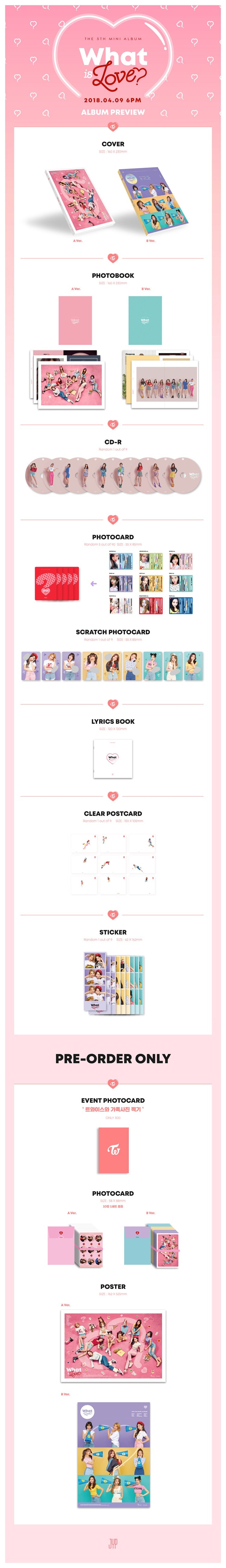 TWICE - What Is Love? (5th Mini Album)