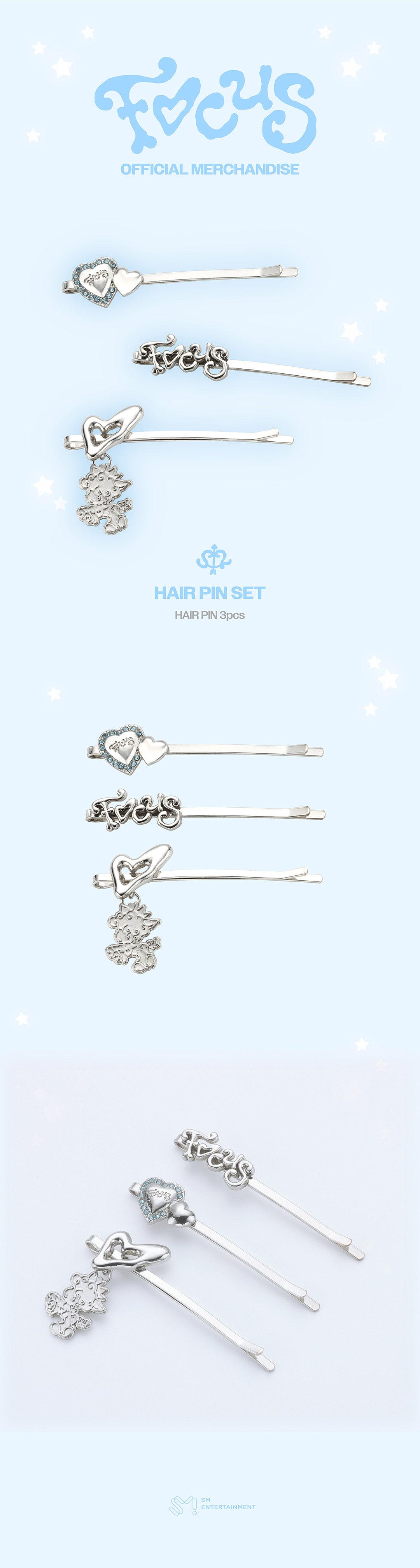 Hearts2Hearts - FOCUS (Hair Pin Set)