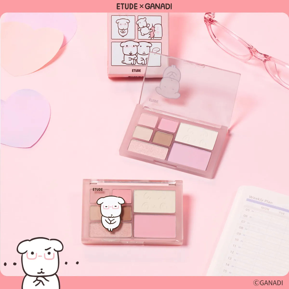 ETUDE X GANADI - Play Multi Eyes Shadow Palette