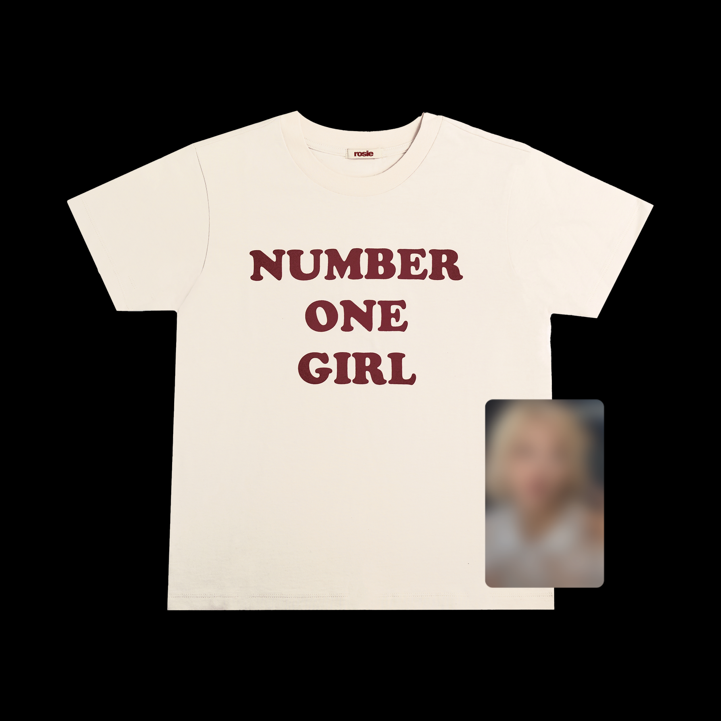 ROSÉ - ROSIE Number One Girl T-Shirt (3 Colors) - YG Entertainment ROSÉ - ROSIE Number One Girl T-Shirt (3 Colors) - YG Entertainment