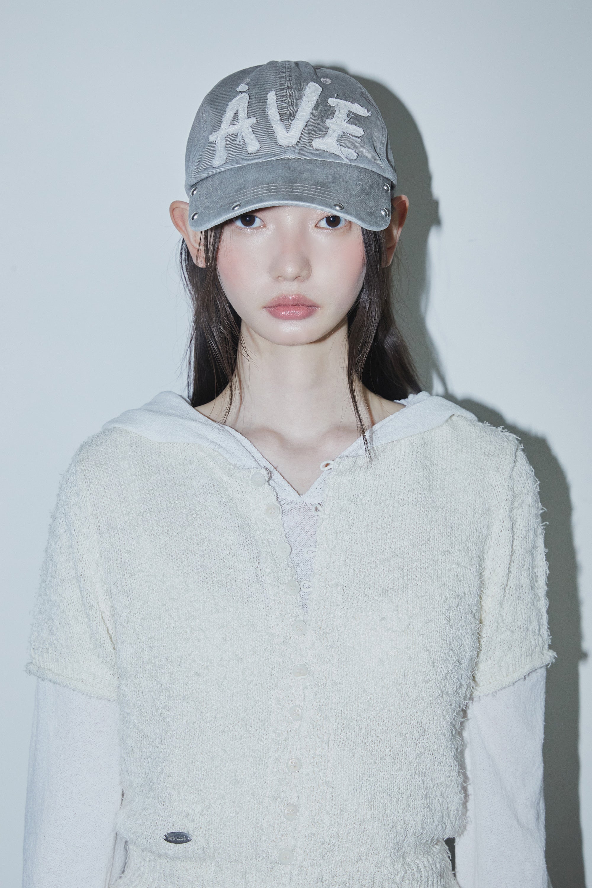 Avie muah - Applique Vintage Rivet Ballcap