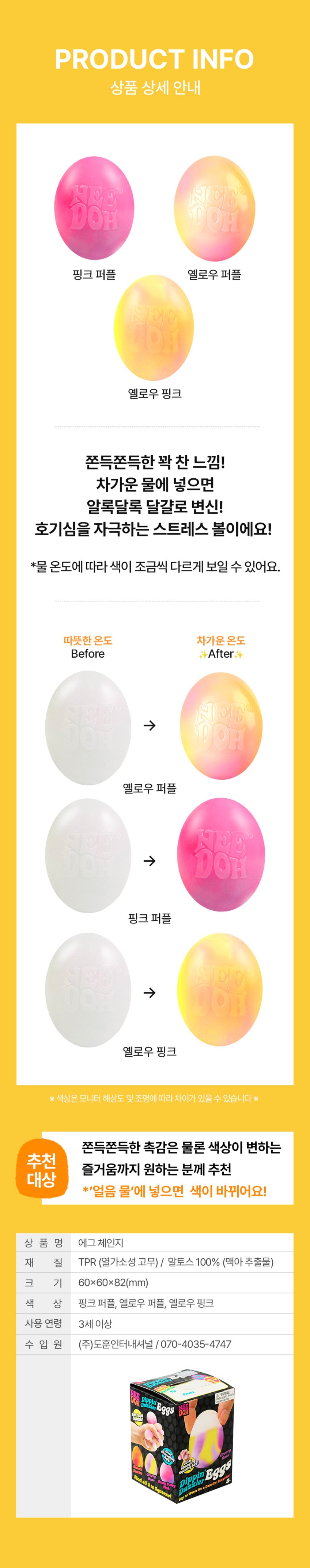 NeeDoh - Egg Change Stress Ball