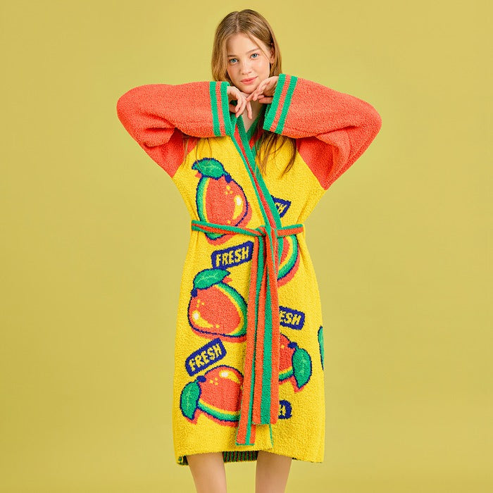 [wigglewiggle] Lounge Robe - Mango Bird