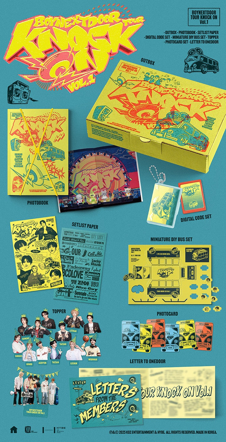 BOYNEXTDOOR - BOYNEXTDOOR TOUR ‘KNOCK ON Vol.1’ [PRE-ORDER]