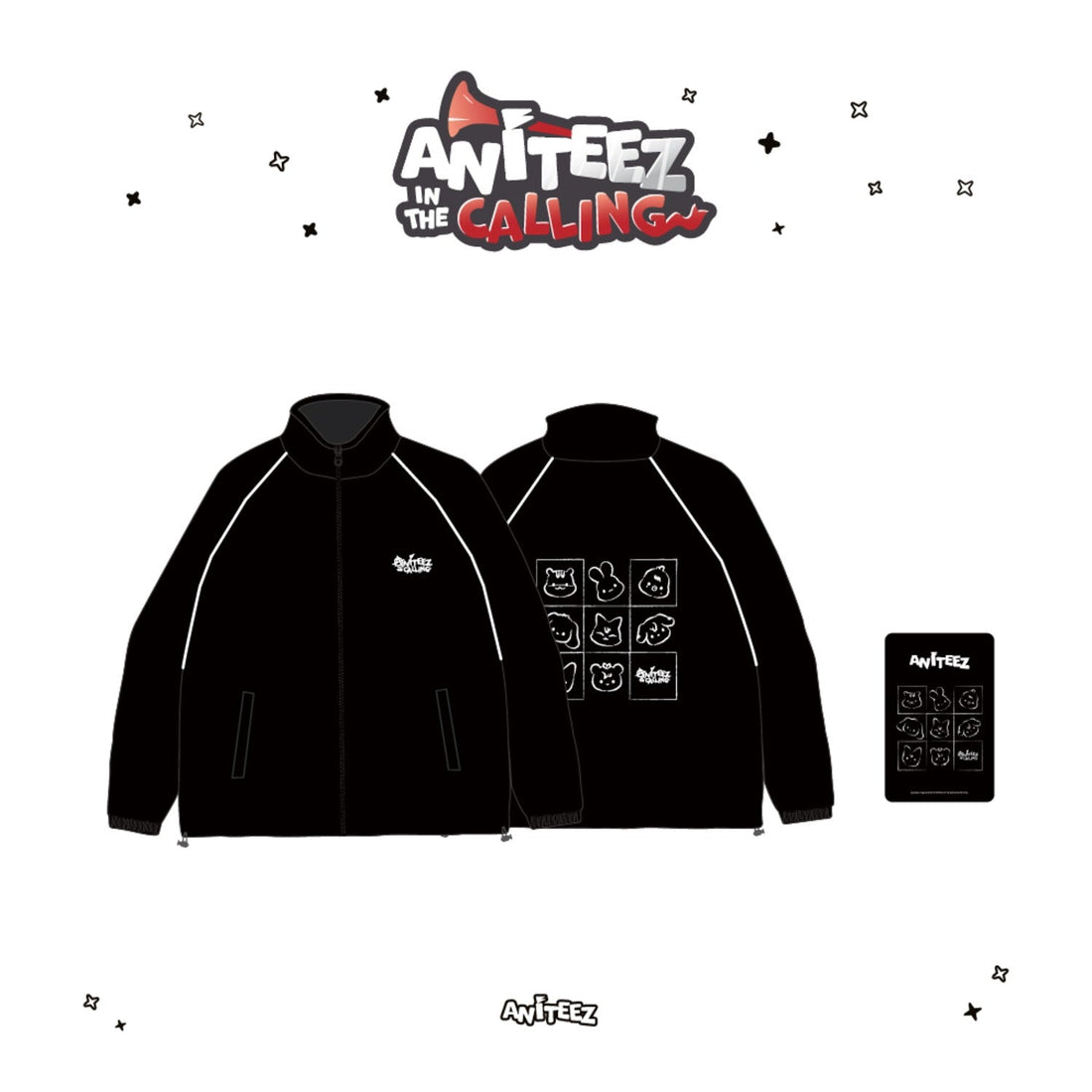 ATEEZ Aniteez in the Calling Windbreaker Jacket