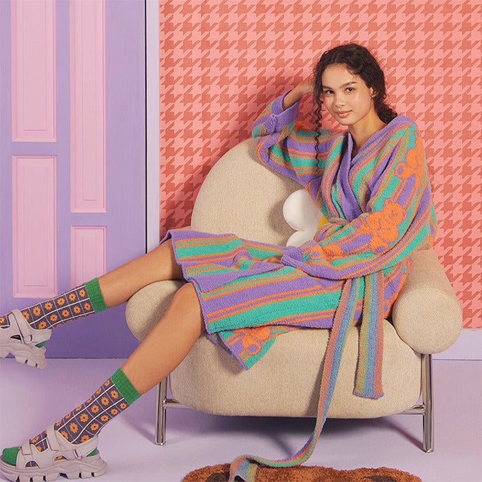 [wigglewiggle] Lounge Robe - Teddy Bear