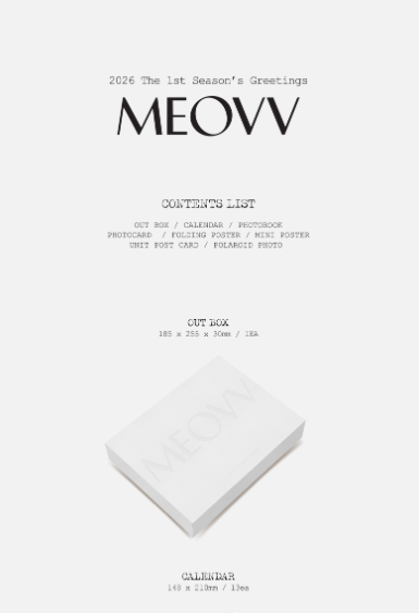 MEOVV 2026 Season's Greetings [Pre-Order]