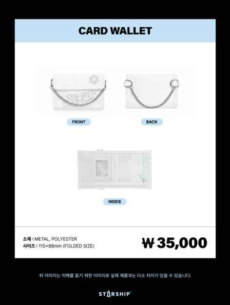 MONSTA X - [2026 WORLD TOUR THE X : NEXUS] Card Wallet