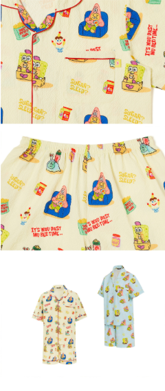 KAKAO FRIENDS x SpongeBob - Cooling Pajama Set