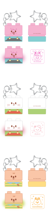 [PRE-ORDER] Stray Kids - Secret Block Stamp (SKZOO x Sanrio Characters)