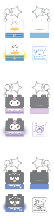 [PRE-ORDER] Stray Kids - Secret Block Stamp (SKZOO x Sanrio Characters)