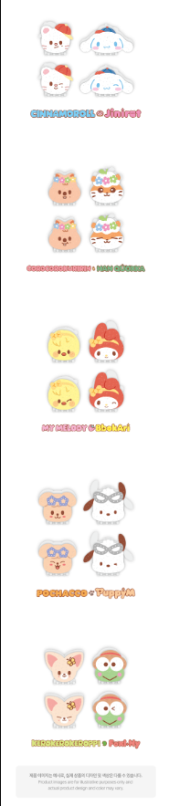 [PRE-ORDER] Stray Kids - SKZOO X Sanrio Characters Hair Pin