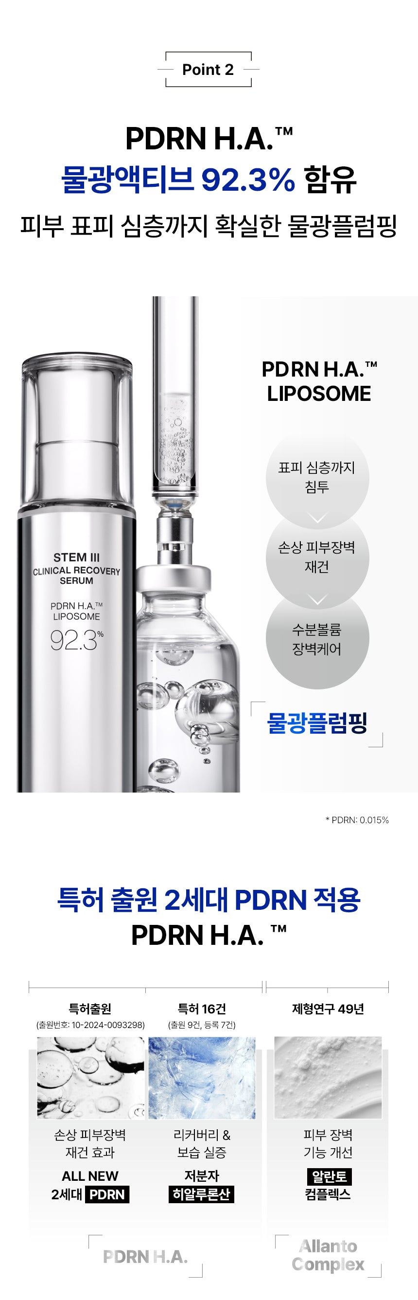 IOPE XMD Stem3 Clinical Recovery Serum 30ml [PDRN] (+Serum 5ml +Cream 5ml)