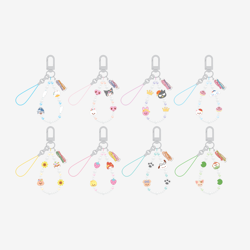 [PRE-ORDER] Stray Kids - SKZOO X Sanrio Characters Phone Beads Strap - FoxI.Ny X KEROKEROKEROPPI