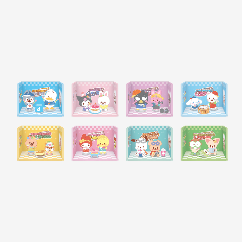 [PRE-ORDER] Stray Kids - Room Figure (SKZOO x Sanrio Characters) - FoxI.Ny X KEROKEROKEROPPI