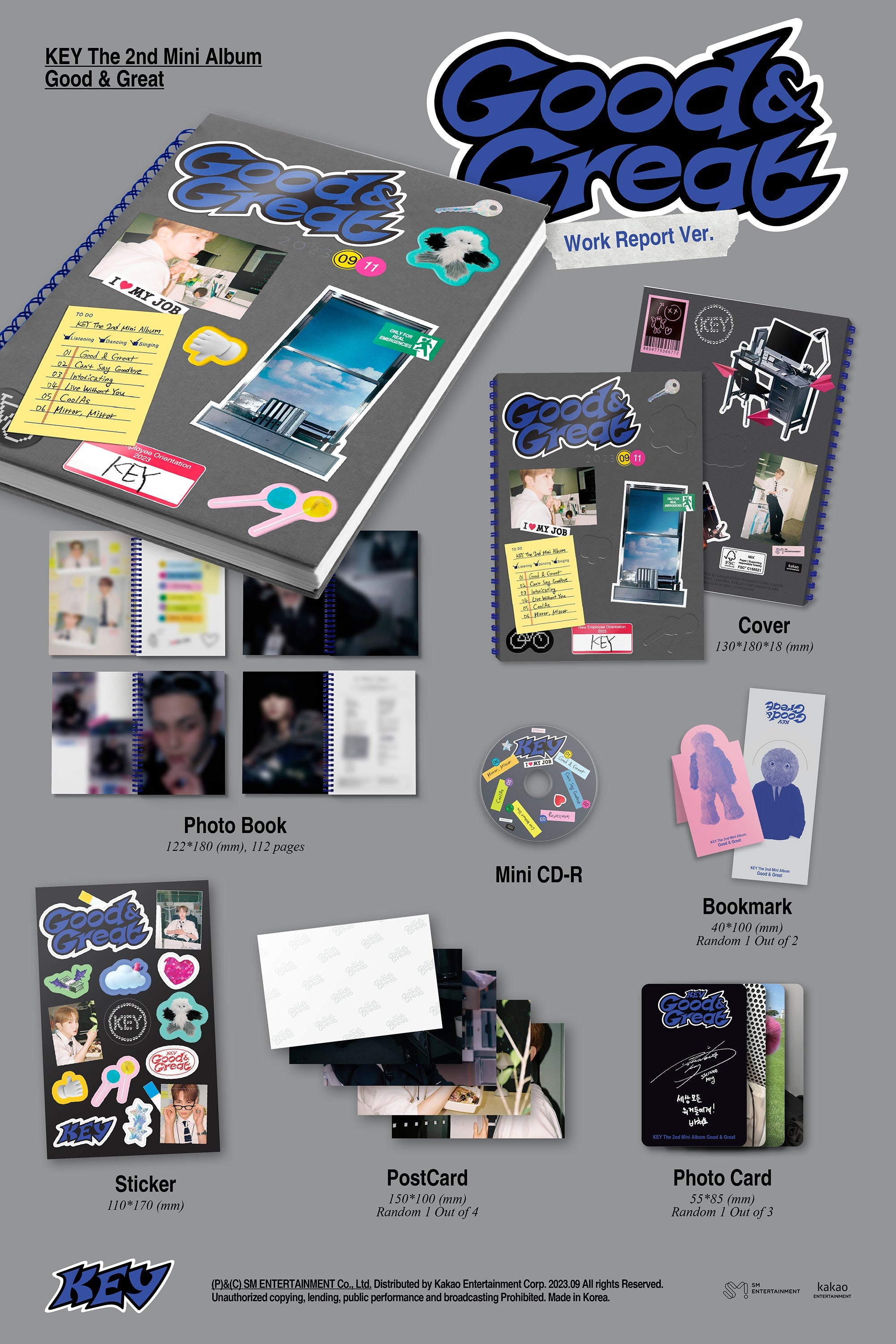 KEY - Good & Great (2nd Mini Album) Work Report Ver.