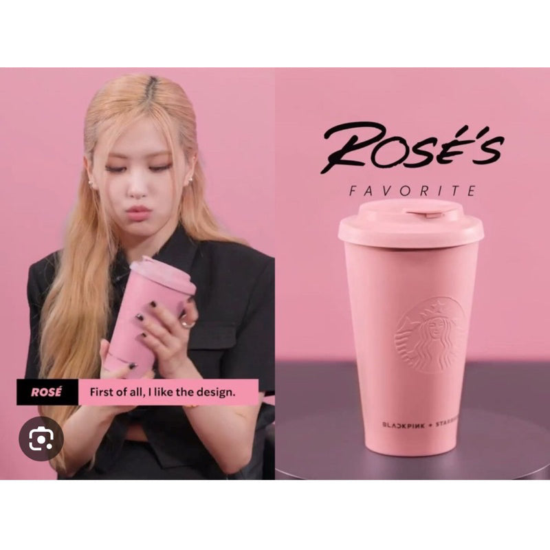 BLACKPINK + STARBUCKS® Pink Tumbler 15.5oz