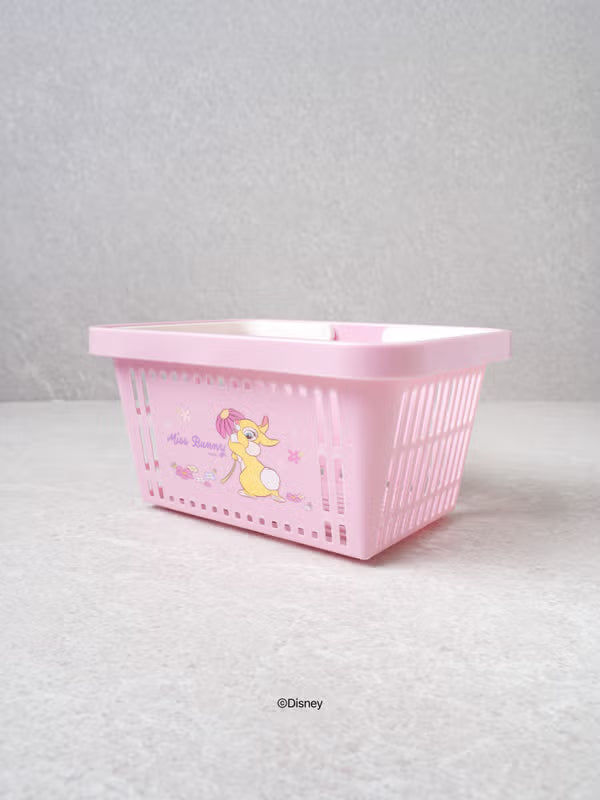 Daiso - Disney Animals Handle Basket – Pink