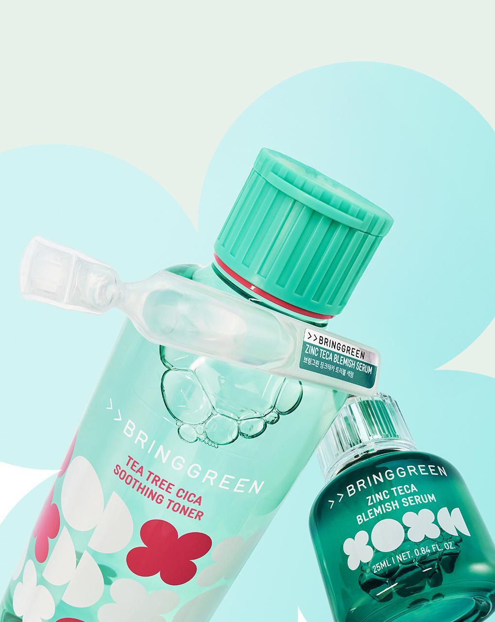 BRINGGREEN - Tea Tree Cica Soothing Toner 500ml (+Serum 3ml)