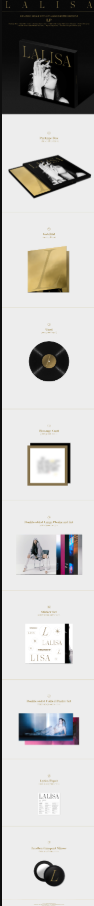 LISA - LALISA (1st Single Album) Vinyl LP