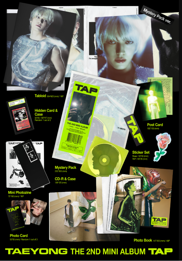 TAEYONG - TAP (2nd Mini Album) Mystery Pack Ver.
