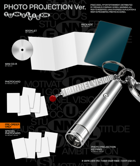 ITZY - TUNNEL VISION (11th Mini Album) Photo Projection Ver. [Pre-Order]