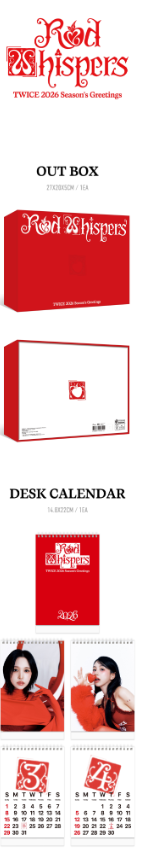 TWICE - 2026 Season's Greetings [RED WHISPERS]