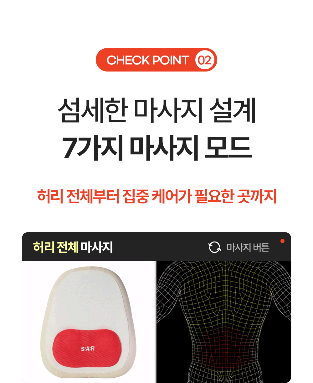 [SPAR] - Portable Waist Massager