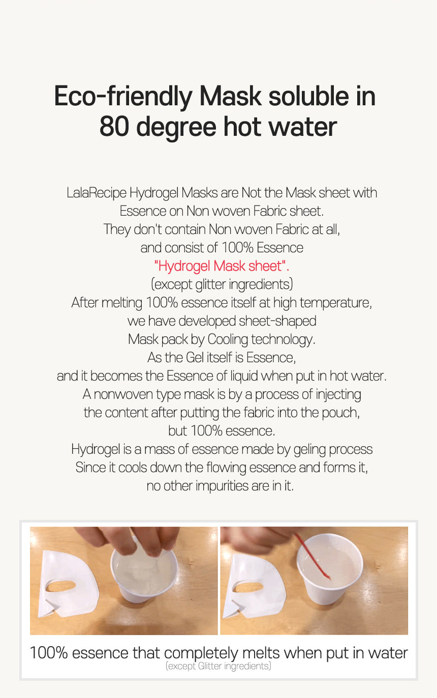 LALARECIPE - Glow Face Moisture Mask