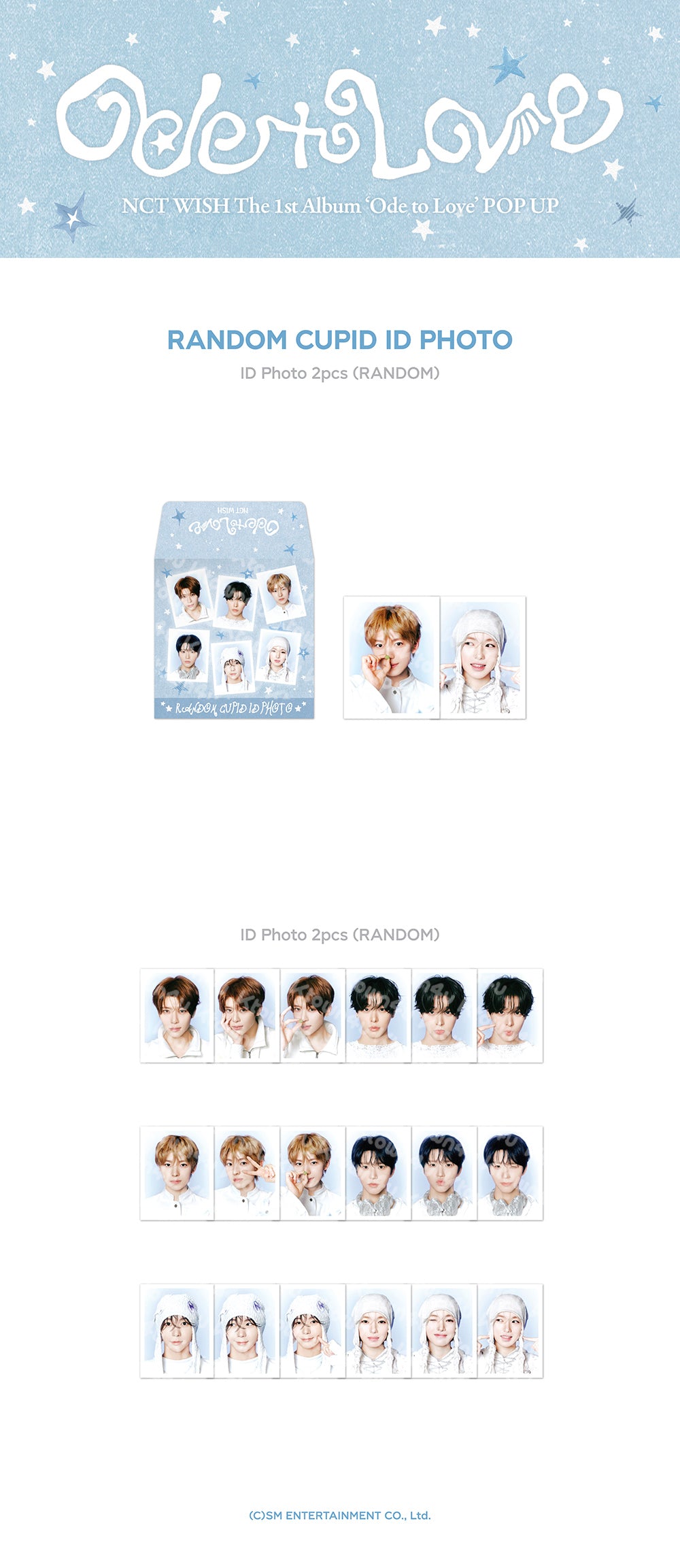 [PRE-ORDER] NCT WISH - Random Cupid ID Photo (Ode to Love POP UP MD)